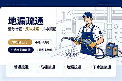 百色地漏疏通